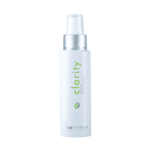 Lamelle-Clarity-Active-Body-Spray - Soma Laser - Skincare clinic - Pretoria - Customised skin and hair treatments. Stockists of Dermalogica, Lamelle, MD Lash Factor and Heliocare
