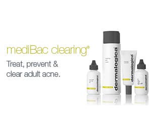 Dermalogica mediBac Clearing product system for acne
