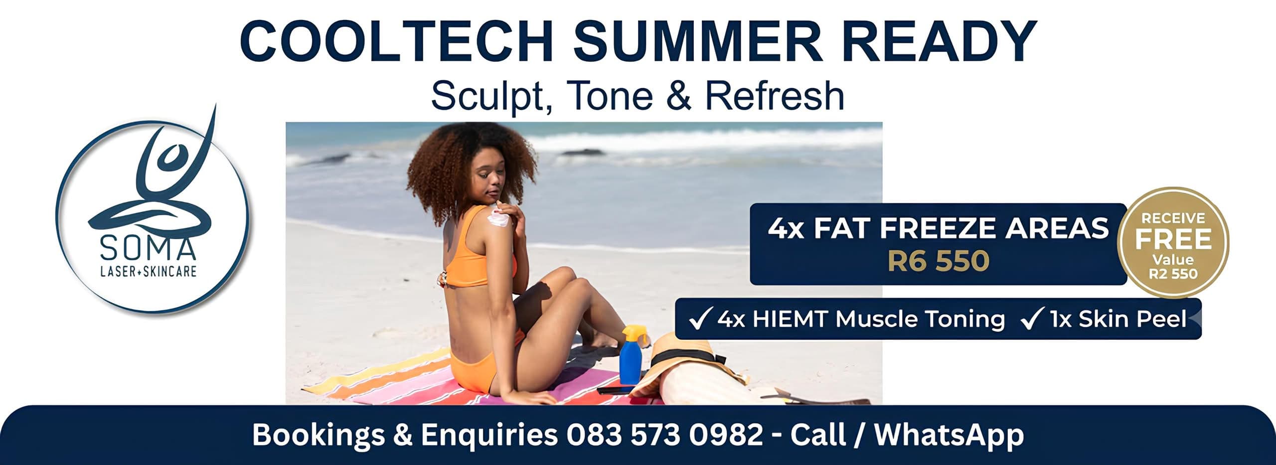 Cooltech Summer Ready 2 Cooltech Summer Ready - SomaLaser skincare clinic