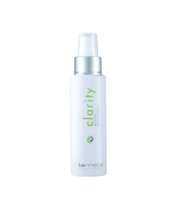 Lamelle-Clarity-Active-Body-Spray - Soma Laser - Skincare clinic - Pretoria - Customised skin and hair treatments. Stockists of Dermalogica, Lamelle, MD Lash Factor and Heliocare