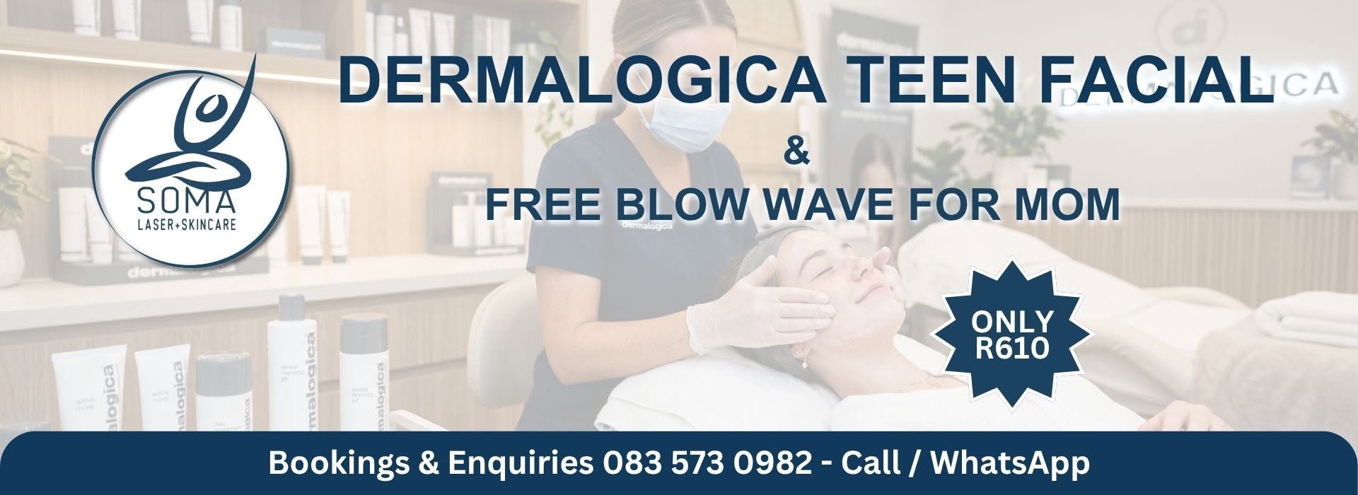 Dermalogica teen facial Banner Dermalogica teen facial